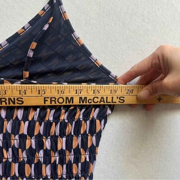 Anthropologie v neck cami peplum top Sz L - Picture 8 of 9